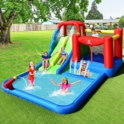 Costway Inflatable Water Slide Kids Jumping Bounce Castle W/ Ocean Balls & 780W Blower 12 Costway Inflatable Water Slide Kids Jumping Bounce Castle W/ Ocean Balls & 780W Blower -Costway Store GUEST 28199c47 050d 4388 830c 7724415ba493