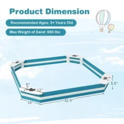 Costway Outdoor Wooden Sandbox With Animal Patterns Seats Backyard Bottomless Sandpit 11 Costway Outdoor Wooden Sandbox With Animal Patterns Seats Backyard Bottomless Sandpit -Costway Store GUEST 290159c1 da0d 4f63 b4fb 1e93d447eed5
