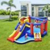 Costway Inflatable Bouncy Castle Kids Jumping House W/ Double Slides Air Blower Excluded