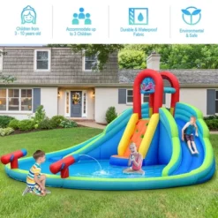 Costway Inflatable Bounce House Water Splash Pool Dual Slide Climbing Wall 11 Costway Inflatable Bounce House Water Splash Pool Dual Slide Climbing Wall -Costway Store GUEST 2b82703e 3bf4 422b b84e d307e4dd6dcd