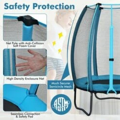 Costway 4ft Kids Trampoline Recreational Bounce Jumper W/Enclosure Net Outdoor Indoor 13 Costway 4ft Kids Trampoline Recreational Bounce Jumper W/Enclosure Net Outdoor Indoor -Costway Store GUEST 2db5b717 95e1 460c b97a b59f0605d83e