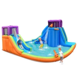 Costway 6 In 1 Inflatable Dual Slide Water Park Climbing Bouncer 18 Costway 6 In 1 Inflatable Dual Slide Water Park Climbing Bouncer -Costway Store GUEST 30e477f0 afe2 409e 8f74 130a0485dbc3