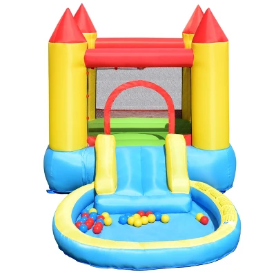 Costway Inflatable Bounce House Kids Slide Jumping Castle Bouncer W/Pool And 580W Blower 9 Costway Inflatable Bounce House Kids Slide Jumping Castle Bouncer W/Pool And 580W Blower - Image 9