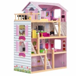 Costway Doll Cottage Dollhouse W/ Furniture Kids Wood House Playset Children Toy 11 Costway Doll Cottage Dollhouse W/ Furniture Kids Wood House Playset Children Toy -Costway Store GUEST 320a360d 6234 48bc a183 e42113ee6a5b