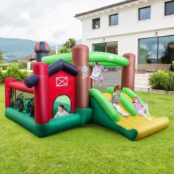 Costway Farm Themed Inflatable Castle Kids Bounce House W/ Double Slides 14 Costway Farm Themed Inflatable Castle Kids Bounce House W/ Double Slides -Costway Store GUEST 324099b1 981a 4e55 8d97 45c603de590a