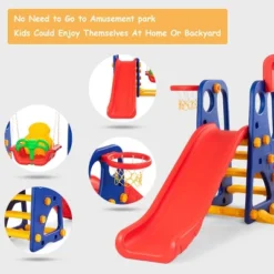 Costway 3 In 1 Junior Children Climber Slide Swing Seat Basketball Hoop Playset 12 Costway 3 In 1 Junior Children Climber Slide Swing Seat Basketball Hoop Playset -Costway Store GUEST 32e27006 bd63 4504 b958 e1c7ecb53575