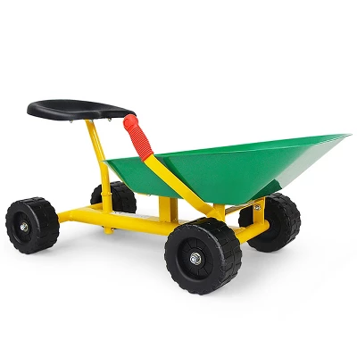 Costway Heavy Duty Kids Ride-on Sand Dumper Front Tipping W 4 Wheels Sand Toy Gift 8 Costway Heavy Duty Kids Ride-on Sand Dumper Front Tipping W 4 Wheels Sand Toy Gift - Image 8