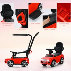 Costway 3-in-1 Licensed Bentley Kids Ride On Push Car Toddler Sliding Car W/Canopy 18 Costway 3-in-1 Licensed Bentley Kids Ride On Push Car Toddler Sliding Car W/Canopy -Costway Store GUEST 35cf8c97 ae51 4ee2 97b1 fd65408fc346