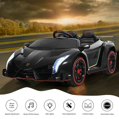 Costway 12V 2-Seater Licensed Lamborghini Kids Ride On Car W/ RC & Swing Function 3 Costway 12V 2-Seater Licensed Lamborghini Kids Ride On Car W/ RC & Swing Function - Image 3