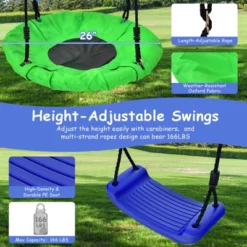 Costway 5-In-1 Outdoor Kids Swing Set W/ Heavy Duty Swing Frame & Ground Stakes Backyard 13 Costway 5-In-1 Outdoor Kids Swing Set W/ Heavy Duty Swing Frame & Ground Stakes Backyard -Costway Store GUEST 38d04fb2 584f 43f0 bd06 4aac0cf131eb