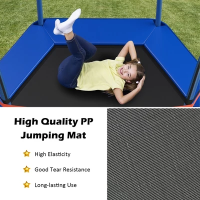 Costway 7FT Kids Trampoline Outdoor Indoor Recreational Bounce Jumper ASTM Approved 7 Costway 7FT Kids Trampoline Outdoor Indoor Recreational Bounce Jumper ASTM Approved - Image 7