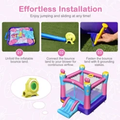 Costway Inflatable Bounce House 3-in-1 Princess Theme Inflatable Castle W/ 735W Blower 15 Costway Inflatable Bounce House 3-in-1 Princess Theme Inflatable Castle W/ 735W Blower -Costway Store GUEST 3a458058 fa73 4418 ad2d d87143a67fe7