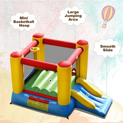Costway Inflatable Bouncer Kids Slide Bounce House For Indoor Outdoor Without Blower 5 Costway Inflatable Bouncer Kids Slide Bounce House For Indoor Outdoor Without Blower - Image 5