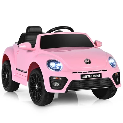 Costway 12V Kids Ride On Car Licensed Volkswagen Beetle W/ Remote Control & Music 7 Costway 12V Kids Ride On Car Licensed Volkswagen Beetle W/ Remote Control & Music - Image 7