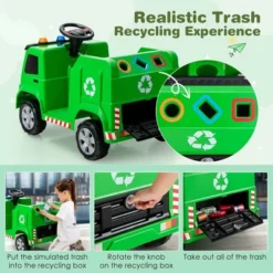 Costway 12V Recycling Garbage Truck Electric Ride On Toy Remote W/Recycling Accessories 16 Costway 12V Recycling Garbage Truck Electric Ride On Toy Remote W/Recycling Accessories -Costway Store GUEST 3f90a51e c2d6 4dac a553 d2ff3980488f