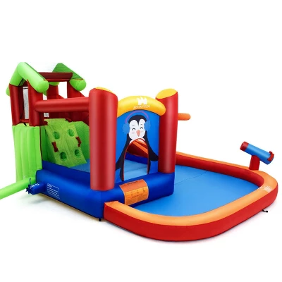 Costway Inflatable Slide Bouncer And Water Park Bounce House Splash Pool Water Cannon 7 Costway Inflatable Slide Bouncer And Water Park Bounce House Splash Pool Water Cannon - Image 7