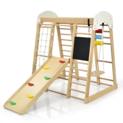 Costway Indoor Playground Climbing Gym Kids Wooden 8 In 1 Climber Playset For Children 14 Costway Indoor Playground Climbing Gym Kids Wooden 8 In 1 Climber Playset For Children -Costway Store GUEST 41ba2dcf 2669 48de 86cd 4e7664ae2675