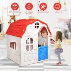 Costway Kids Cottage Playhouse Foldable Plastic Play House Indoor Outdoor Toy Portable 13 Costway Kids Cottage Playhouse Foldable Plastic Play House Indoor Outdoor Toy Portable -Costway Store GUEST 42d9ca03 559b 48e3 9d5c 3976e1b4a921