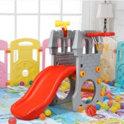Children Castle Slide Play Slide With Basketball Hoop And Telescope Toy 15 Children Castle Slide Play Slide With Basketball Hoop And Telescope Toy -Costway Store GUEST 4381c885 4630 422e 8526 cb3eb9d554c5