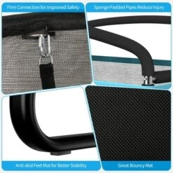 Costway 6FT Kids Recreational Trampoline W/Swing Safety Enclosure Indoor/Outdoor 17 Costway 6FT Kids Recreational Trampoline W/Swing Safety Enclosure Indoor/Outdoor -Costway Store GUEST 43a931b8 41bd 4045 a4db d75e237d573b