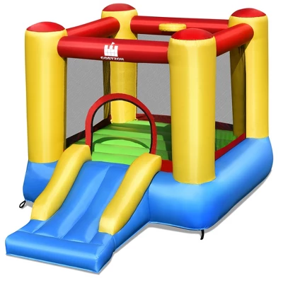 Costway Inflatable Bouncer Kids Slide Bounce House For Indoor Outdoor Without Blower 7 Costway Inflatable Bouncer Kids Slide Bounce House For Indoor Outdoor Without Blower - Image 7