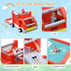 Costway Fire Truck Themed Inflatable Castle Water Park Kids Bounce House Blower Excluded 13 Costway Fire Truck Themed Inflatable Castle Water Park Kids Bounce House Blower Excluded -Costway Store GUEST 476a4384 3472 4ea8 aa18 b98c42ec8a84