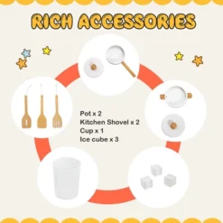 Costway Wooden Kitchen Playset Multi-Functional Pretend Cooking Set W/ Lights & Sounds 15 Costway Wooden Kitchen Playset Multi-Functional Pretend Cooking Set W/ Lights & Sounds -Costway Store GUEST 47b5d706 28c3 458c b87f 280151ff4c9f