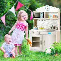 Costway Kids Wooden Pretend Cooking Playset Cookware Play Set Kitchen Toys Gift 11 Costway Kids Wooden Pretend Cooking Playset Cookware Play Set Kitchen Toys Gift -Costway Store GUEST 48807449 e87c 404d 9b2b f79fefd1a4c3
