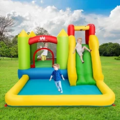 Costway Inflatable Bounce House Water Slide Jump Bouncer With Climbing Wall And Splash Pool Blower Excluded 11 Costway Inflatable Bounce House Water Slide Jump Bouncer With Climbing Wall And Splash Pool Blower Excluded -Costway Store GUEST 498e6f65 7ba3 46c5 b63a 2cd5374b6041
