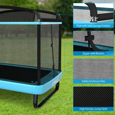 Costway 6FT Kids Recreational Trampoline W/Swing Safety Enclosure Indoor/Outdoor 6 Costway 6FT Kids Recreational Trampoline W/Swing Safety Enclosure Indoor/Outdoor - Image 6