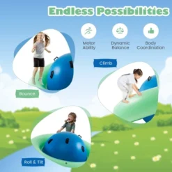 Costway 7.5 FT Inflatable Dome Rocker Bouncer With 6 Handles Fun Outdoor Game For Kids Green/Pink 12 Costway 7.5 FT Inflatable Dome Rocker Bouncer With 6 Handles Fun Outdoor Game For Kids Green/Pink -Costway Store GUEST 4b72209e 4f95 48bd be58 d349e0658aa8