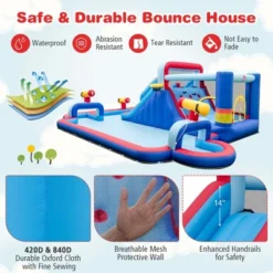 Costway Inflatable Water Slide Park Kids Bounce House Climbing Jumping Without Blower 11 Costway Inflatable Water Slide Park Kids Bounce House Climbing Jumping Without Blower -Costway Store GUEST 4cb25d5b 9c15 4900 bf7a 2f8e28f1be96