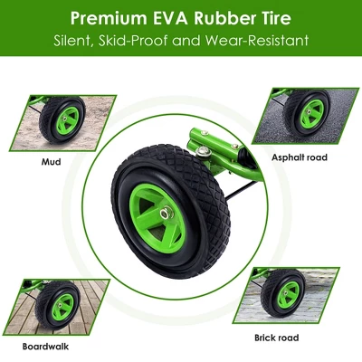 Costway 4 Wheels Kids Ride On Pedal Powered Bike Go Kart Racer Car Outdoor Play Toy 6 Costway 4 Wheels Kids Ride On Pedal Powered Bike Go Kart Racer Car Outdoor Play Toy - Image 6