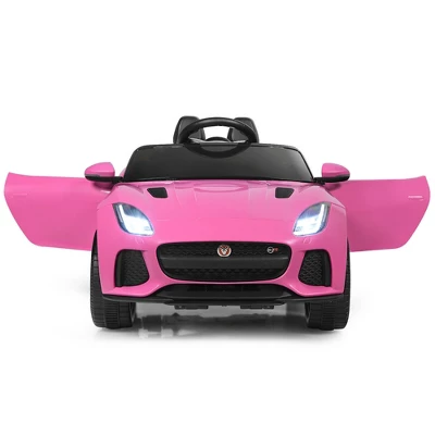 Costway 12V Jaguar F-Type SVR Licensed Kids Ride On Car Motorized Vehicle W/ MP3 Navy 4 Costway 12V Jaguar F-Type SVR Licensed Kids Ride On Car Motorized Vehicle W/ MP3 Navy - Image 4