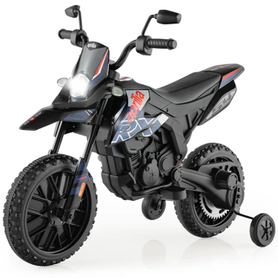 Costway 12V Licensed Aprilia Kids Ride On Motorcycle Electric Dirt Bike With Light & Music 10 Costway 12V Licensed Aprilia Kids Ride On Motorcycle Electric Dirt Bike With Light & Music - Image 10