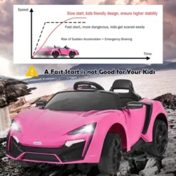 Costway 12V Kids Ride On Car 2.4G RC Electric Vehicle W/ Lights MP3 Openable Doors WhiteBlack RedPink 17 Costway 12V Kids Ride On Car 2.4G RC Electric Vehicle W/ Lights MP3 Openable Doors WhiteBlack RedPink -Costway Store GUEST 5074e612 ad96 4346 9442 fd4adfbb8b7e