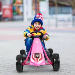 Go Kart Pedal Car Kids Ride On Toys Pedal Powered 4 Wheel Adjustable Seat Pink/Black 13 Go Kart Pedal Car Kids Ride On Toys Pedal Powered 4 Wheel Adjustable Seat Pink/Black -Costway Store GUEST 50966635 2843 44ec aced cae7db4389fe