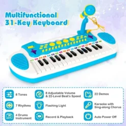 Costway 31 Key Kids Piano Keyboard Toy Toddler Musical Instrument W/ Microphone PinkBlue 14 Costway 31 Key Kids Piano Keyboard Toy Toddler Musical Instrument W/ Microphone PinkBlue -Costway Store GUEST 50e39faf 9849 4b4a ba89 9cc628783859