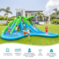 Costway Inflatable Water Slide Upgraded Kids Bounce Castle Blower Excluded 11 Costway Inflatable Water Slide Upgraded Kids Bounce Castle Blower Excluded -Costway Store GUEST 514686f7 6e76 4014 8bac 8c3ba56fc9c7