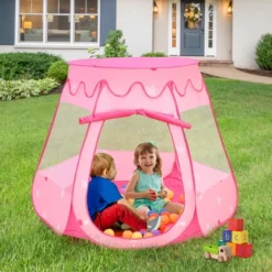Costway Kid Outdoor Indoor Princess Play Tent Playhouse Ball Tent Toddler Toys W/ 100 Balls 11 Costway Kid Outdoor Indoor Princess Play Tent Playhouse Ball Tent Toddler Toys W/ 100 Balls -Costway Store GUEST 55a87400 8f49 47a5 9808 61d0844e5018