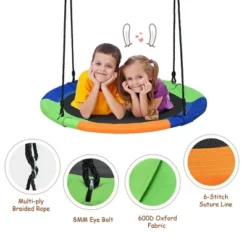 Costway 40'' Flying Saucer Tree Swing Outdoor Play Set W/ Adjustable Ropes Colorful/Camouflage Green 19 Costway 40'' Flying Saucer Tree Swing Outdoor Play Set W/ Adjustable Ropes Colorful/Camouflage Green -Costway Store GUEST 55c4bf47 4ad7 4a9c 8e74 fb18a6866797