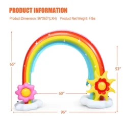 Costway Inflatable Rainbow Sprinkler Summer Outdoor Kids Spray Water Toy Yard Party Pool 14 Costway Inflatable Rainbow Sprinkler Summer Outdoor Kids Spray Water Toy Yard Party Pool -Costway Store GUEST 57544e88 66d4 481d ab39 031496269ae7