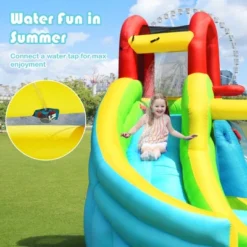Costway Inflatable Kids Water Slide Jumper Bounce House Splash Water Pool W/ 480W Blower 13 Costway Inflatable Kids Water Slide Jumper Bounce House Splash Water Pool W/ 480W Blower -Costway Store GUEST 57a2f5e6 8df8 44e0 b598 57dc09a516f0