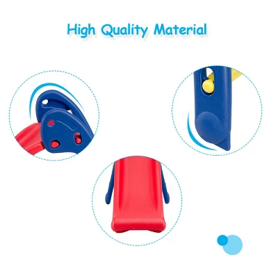 Costway 2 Step Children Folding Slide Plastic Fun Toy Up-down Suitable For Kids 7 Costway 2 Step Children Folding Slide Plastic Fun Toy Up-down Suitable For Kids - Image 7