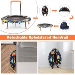 36''Convertible Swing & Trampoline Set Toddler Kids Fitness Rebounder W/Handrail 17 36''Convertible Swing & Trampoline Set Toddler Kids Fitness Rebounder W/Handrail -Costway Store GUEST 5a4bd3fc 9b6b 4d6e b196 92dee24b32ea