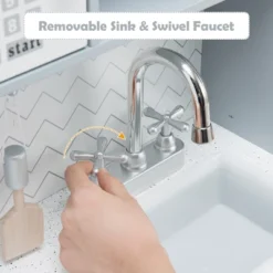 Costway Pretend Play Kitchen Wooden Toy Set For Kids W/ Realistic Light & Sound 16 Costway Pretend Play Kitchen Wooden Toy Set For Kids W/ Realistic Light & Sound -Costway Store GUEST 5a5e1e2d 6489 4b80 8dfc e8ca4be47dec