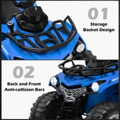 Costway 12V Kids Ride On ATV Electric 4-Wheeler Quad 2 Speeds With Mp3 & Headlights -Costway Store GUEST 5cacf646 2d79 4388 86d0 74f1e46eefe1
