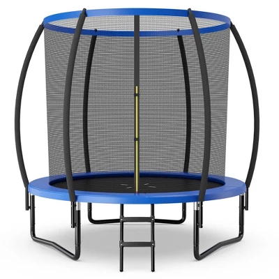 Costway 8FT Recreational Trampoline W/ Ladder Enclosure Net Safety Pad Outdoor 11 Costway 8FT Recreational Trampoline W/ Ladder Enclosure Net Safety Pad Outdoor - Image 11