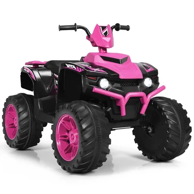 Costway 12V Kids 4-Wheeler ATV Quad Ride On Car W/ LED Lights Music USB 11 Costway 12V Kids 4-Wheeler ATV Quad Ride On Car W/ LED Lights Music USB - Image 11