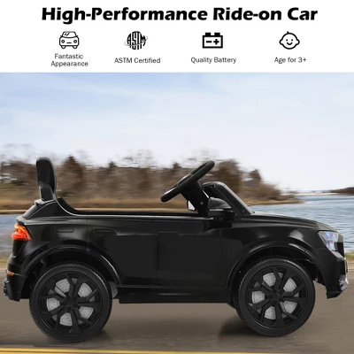 Costway Kids Ride On Car 12V Licensed Audi RS Q8 With Remote Control Lights Music WhiteBlackGreenPinkRed 4 Costway Kids Ride On Car 12V Licensed Audi RS Q8 With Remote Control Lights Music WhiteBlackGreenPinkRed - Image 4